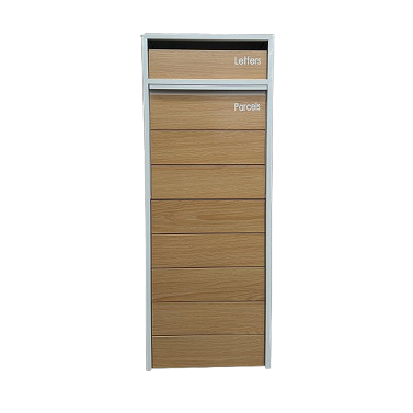Parcel Piller White Woodgrain_new Parcel Piller White Woodgrain_new