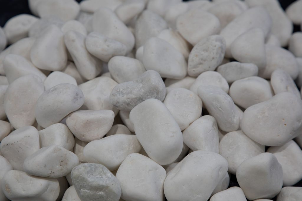 White Garden Pebbles Melbourne White Garden Pebbles Landscaping