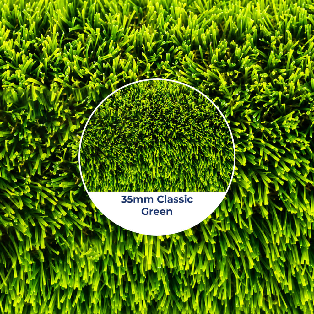 35mm Classic Green Artificial Grass g1 new