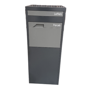 Grey Parcel Piller letter box