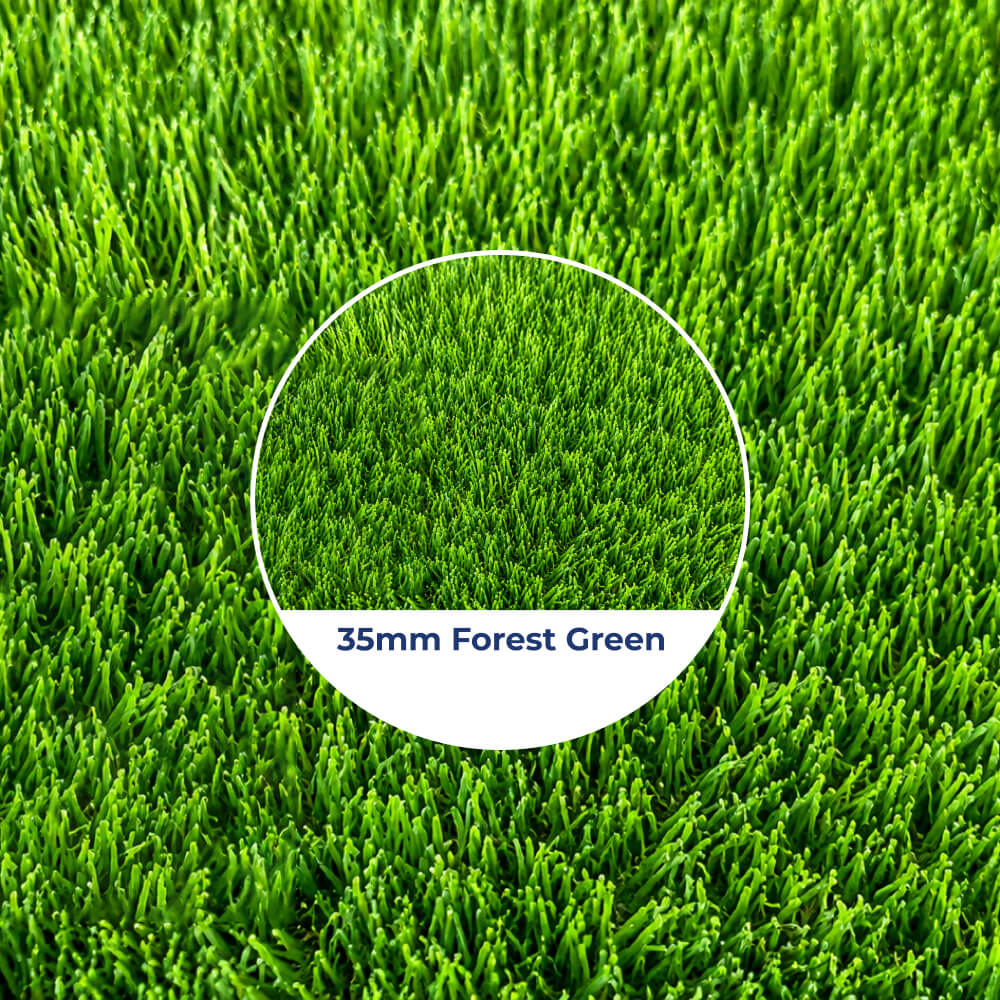 35mm Forest Green Artificial Grass g1