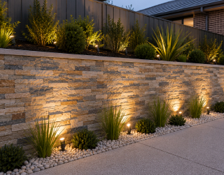 Garden Walls - Application of Stacked Stone
