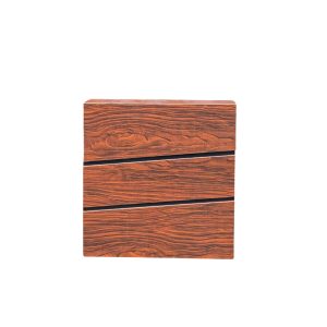 Fence Mounted Wood Grain Letterbox