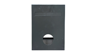 In-Wall Black Letterbox